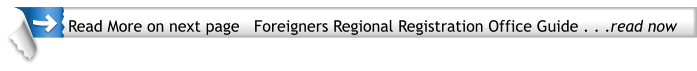 Read More on next page   Foreigners Regional Registration Office Guide . . .read now